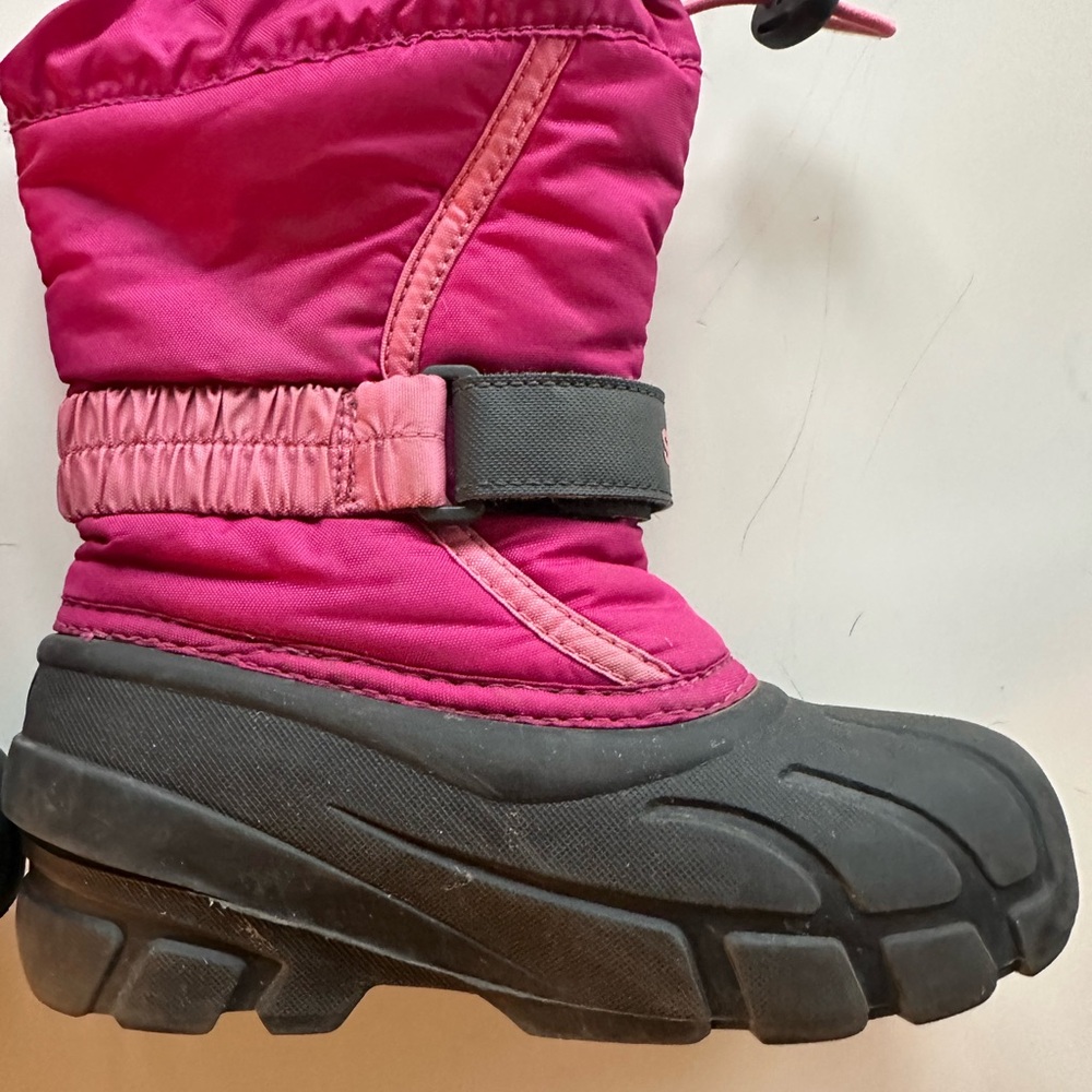 SOREL Children's Flurry Weather Boots Deep Blush/Tropic Pink Children's 12